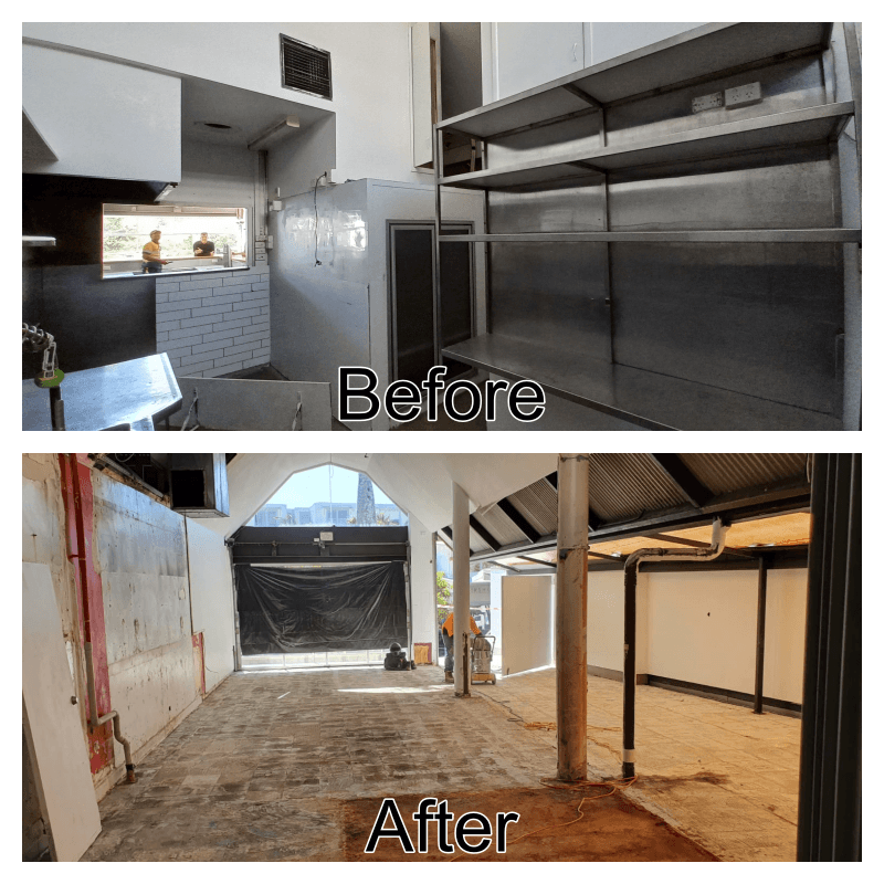 Commercial Demolition Before and After Photos